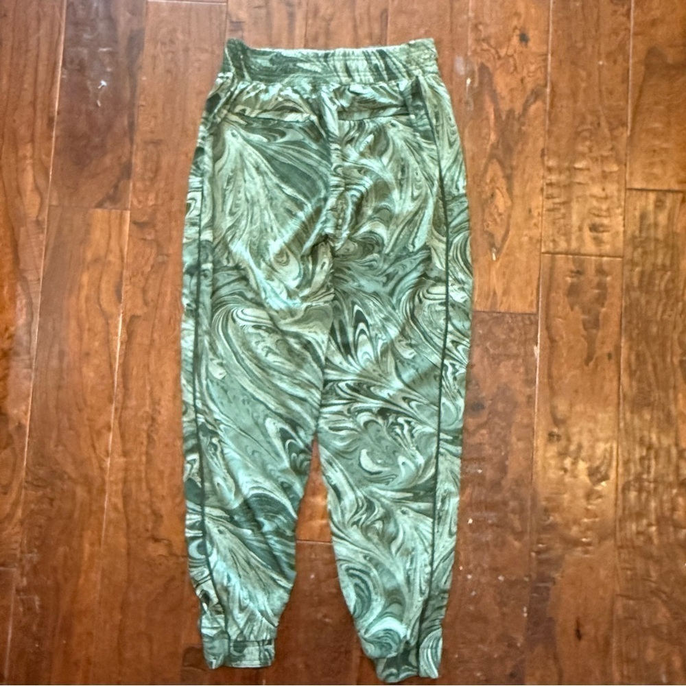 ATHLETA Brooklyn Jogger Size 0 Sumi Marble Green Lightweight Athletic Pants - Picture 8 of 10